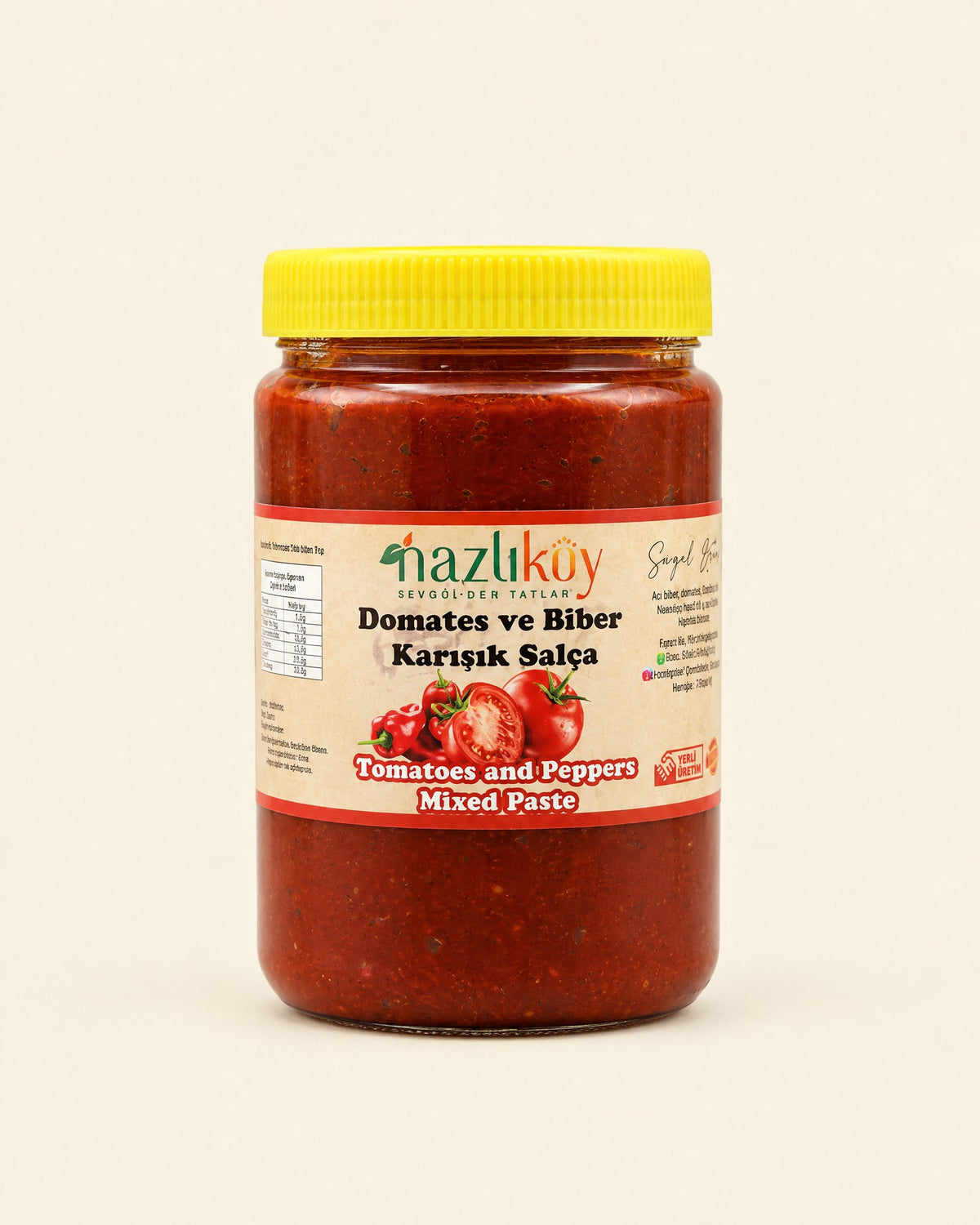 Paprika und Tomatenmark
