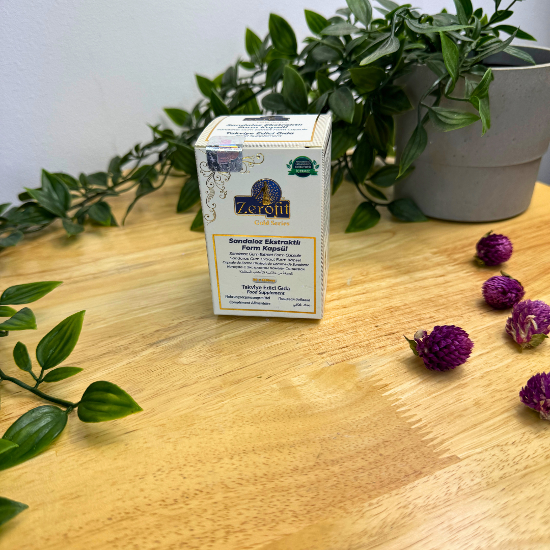Zerofit Sandaloz Extrakt Form-Kapseln + 100 ml Reines Rosmarin-Extrakt – Natürliche Pflege von innen 🌿✨ – Sifa Aktar Linz