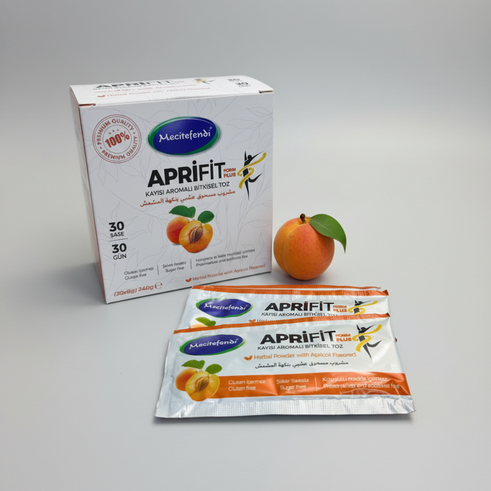 Mecitefendi Aprifit – Pflanzlicher Aprikosen-Aroma Tee in Pulverform (30 Beutel) 🍑🌿 – Sifa Aktar Linz