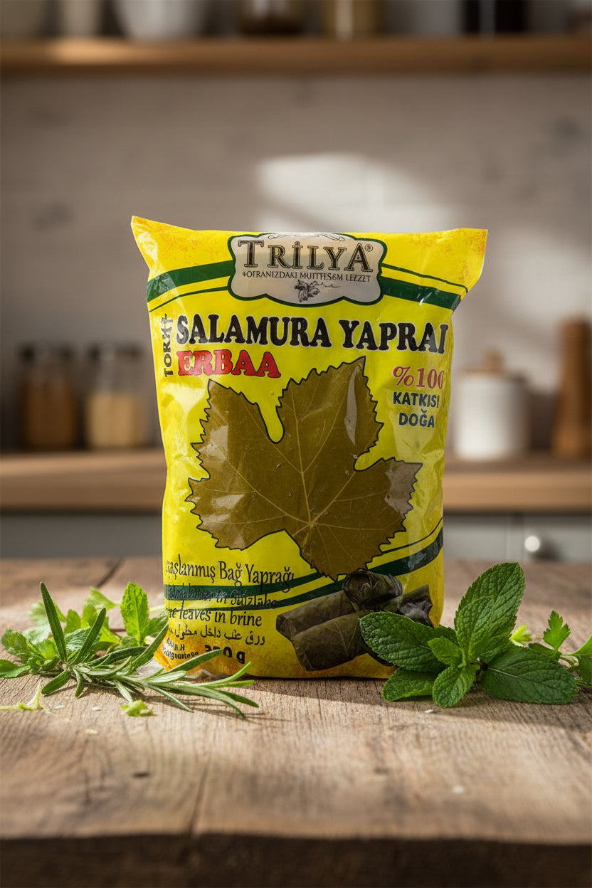 Weinblätter in Salzlake (Salamura Yaprak – Erbaa) – Trilya – Sifa Aktar Linz