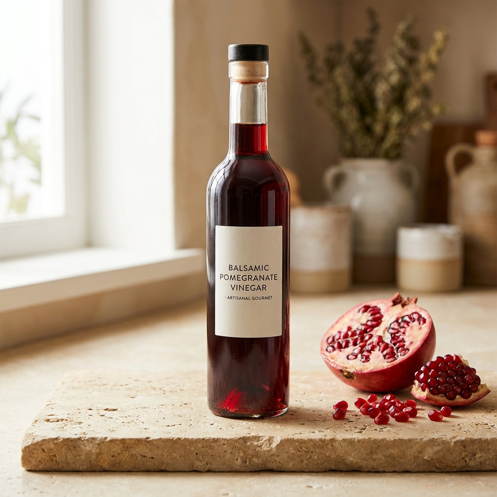 Havrano Granatapfel-Balsamico Flasche mit Granatapfel