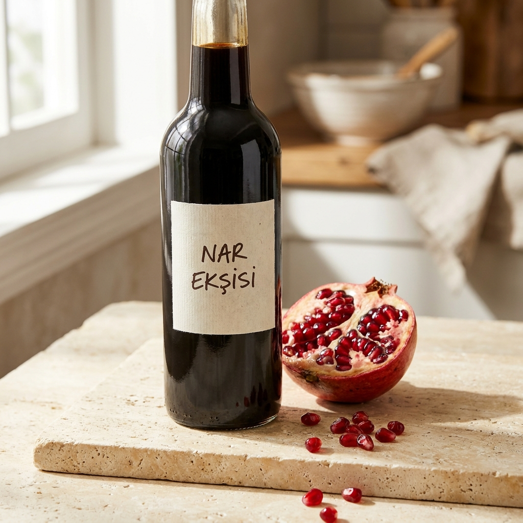 Havrano Granatapfel-Sirup Nar Ekschisi Flasche mit Granatapfel