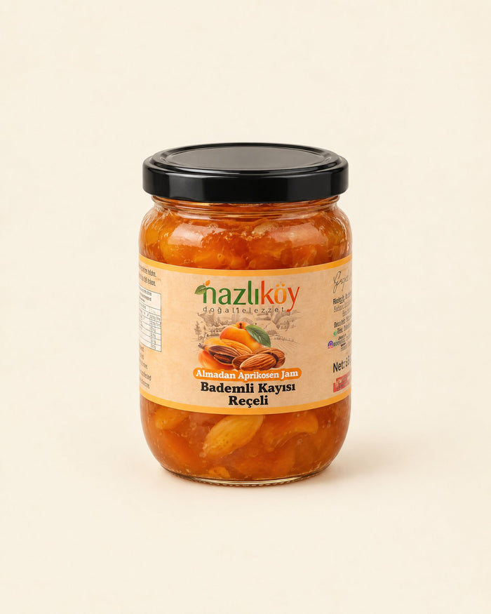 Aprikosen Marmelade mit Mandeln