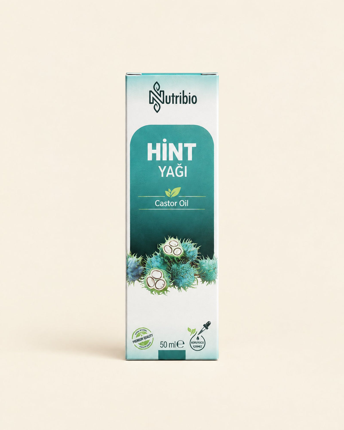 Nutribio Rizinusöl 50 ml – Hint Yağı