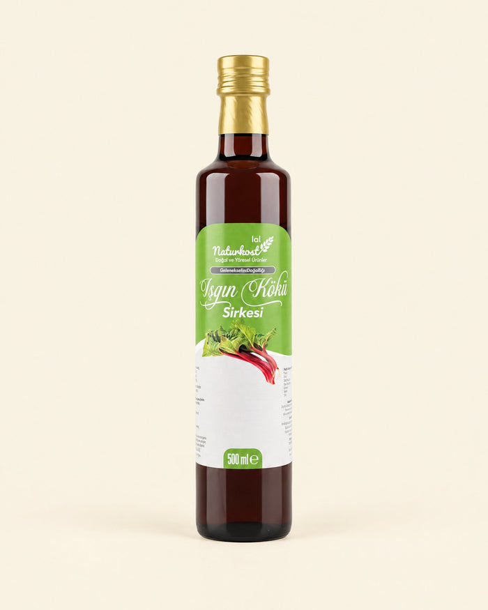 Lal Naturkost Rhabarberwurzel-Essig 500 ml – Işgın Kökü Sirkesi