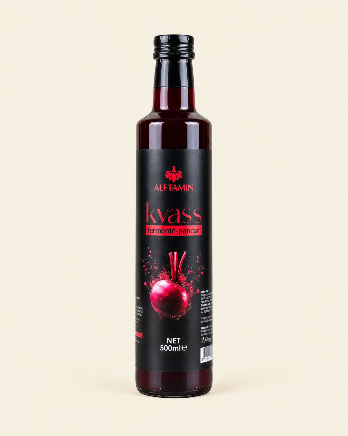 Alftamin Kvass Fermentierter Rote-Bete-Trunk 500 ml