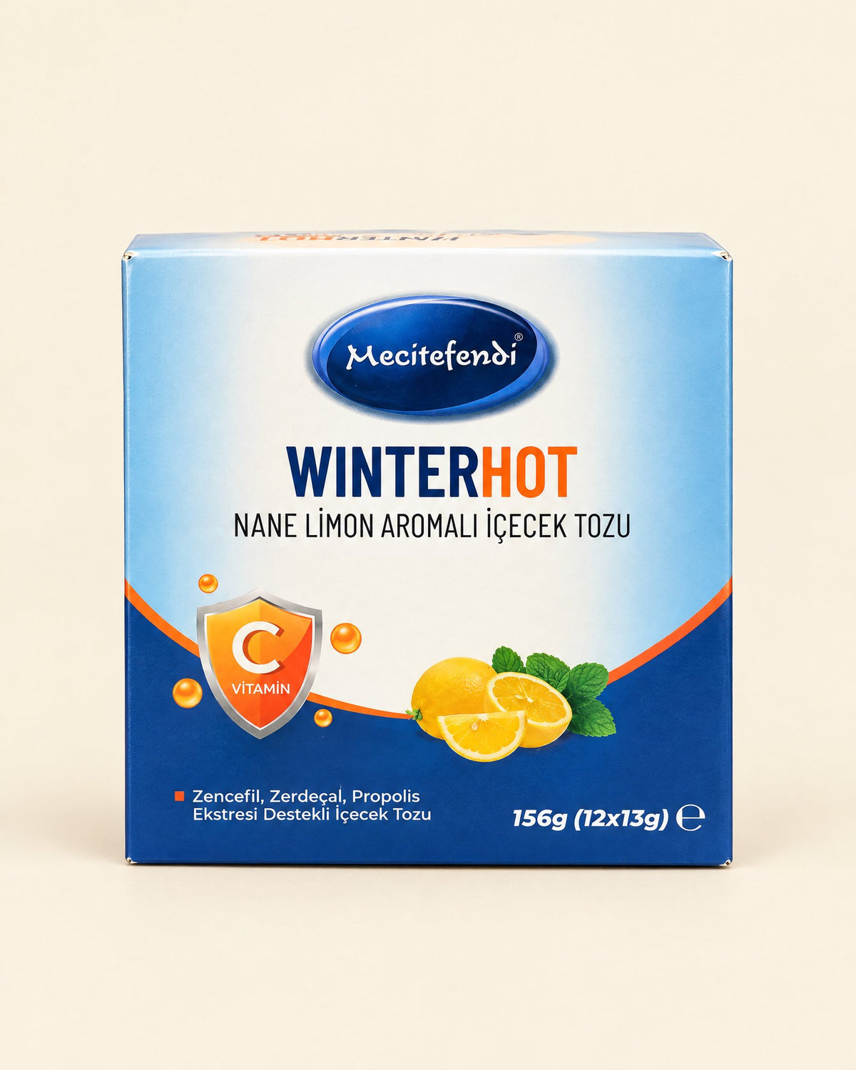 Mecitefendi WinterHot Minze-Zitrone Getränkepulver 156 g