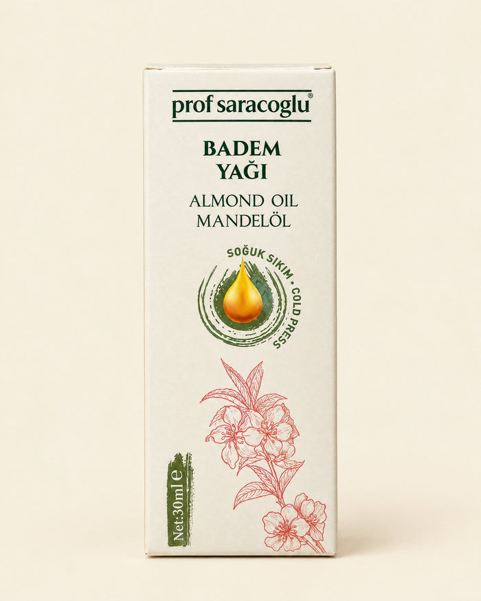 Prof. Saraçoğlu Mandelöl süß 30 ml – Badem Yağı
