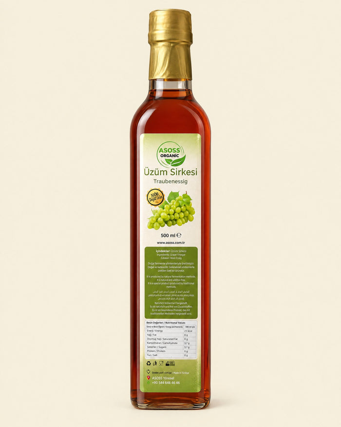 Asoss Traubenessig 500 ml – Üzüm Sirkesi