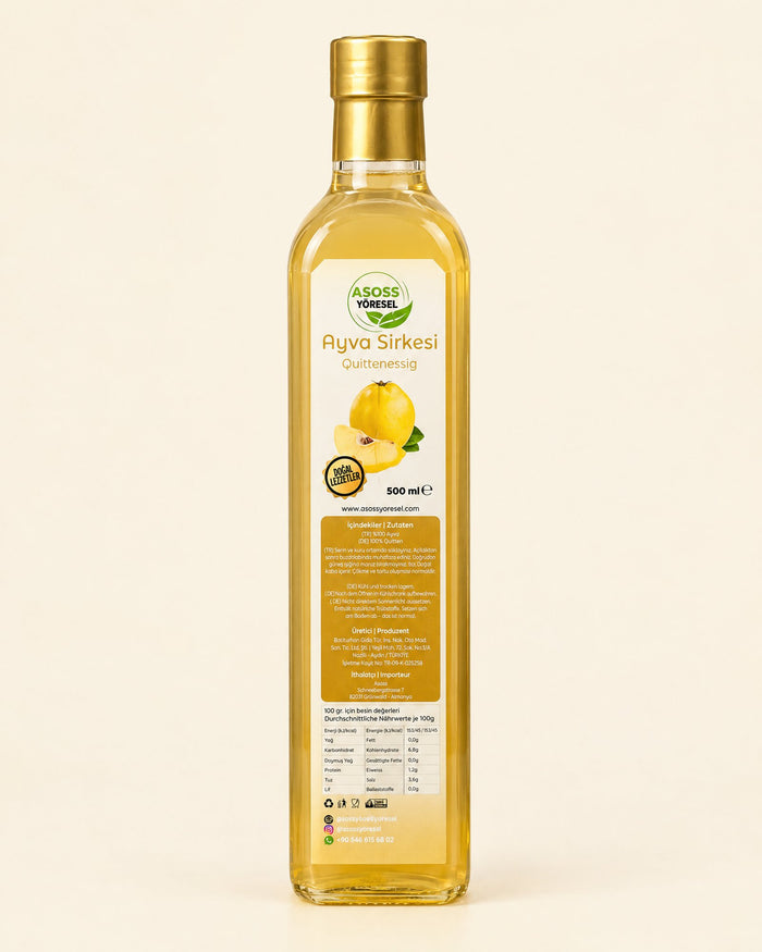 Asoss Quittenessig 500 ml – Ayva Sirkesi