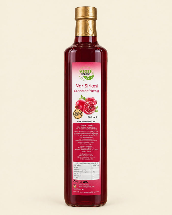 Asoss Granatapfelessig 500 ml – Nar Sirkesi