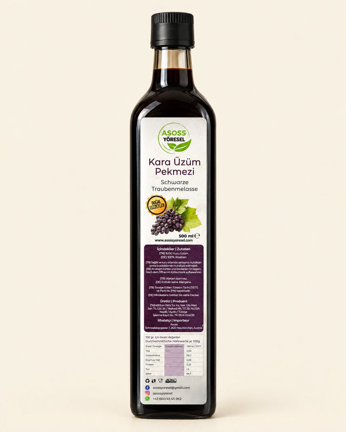 Asoss Traubenmelasse 500 ml – Kara Üzüm Pekmezi