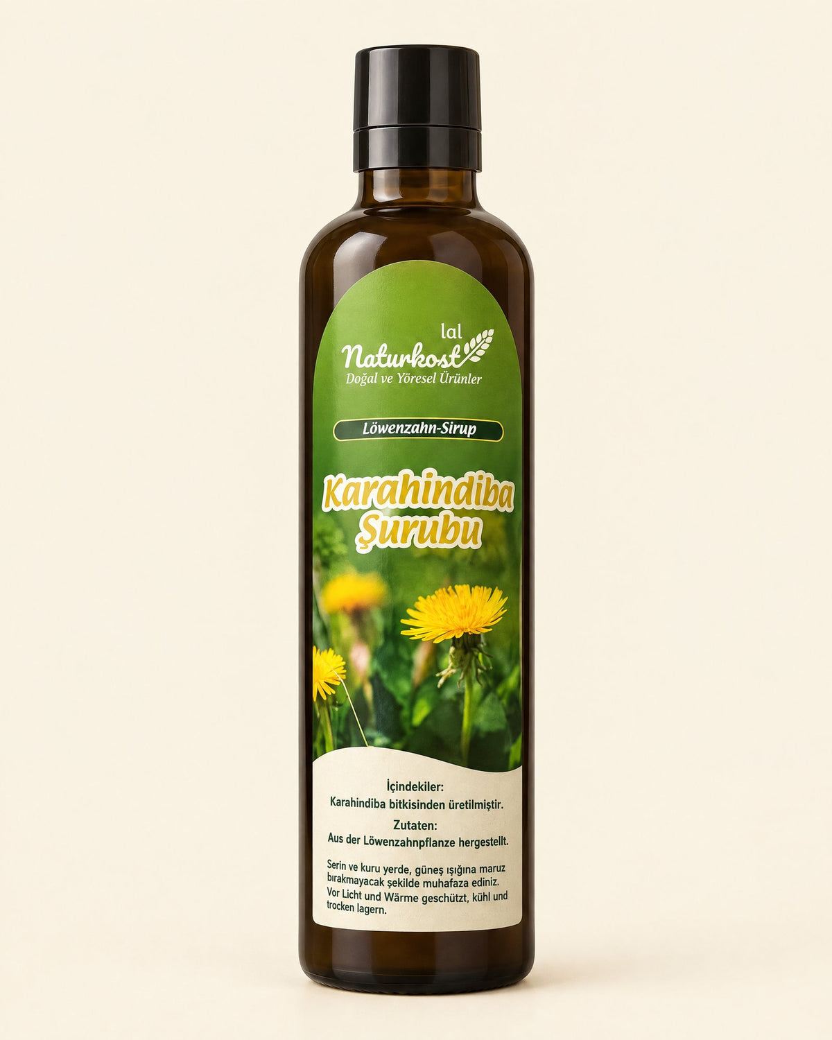 Lal Naturkost Löwenzahn-Sirup 500 ml – Karahindiba Şurubu