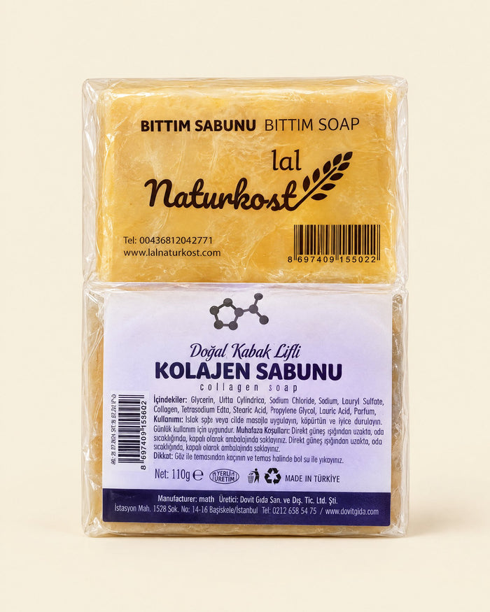 Luffa-Seife mit Kollagen 110 g – Kabak Lifli Kolajen Sabunu