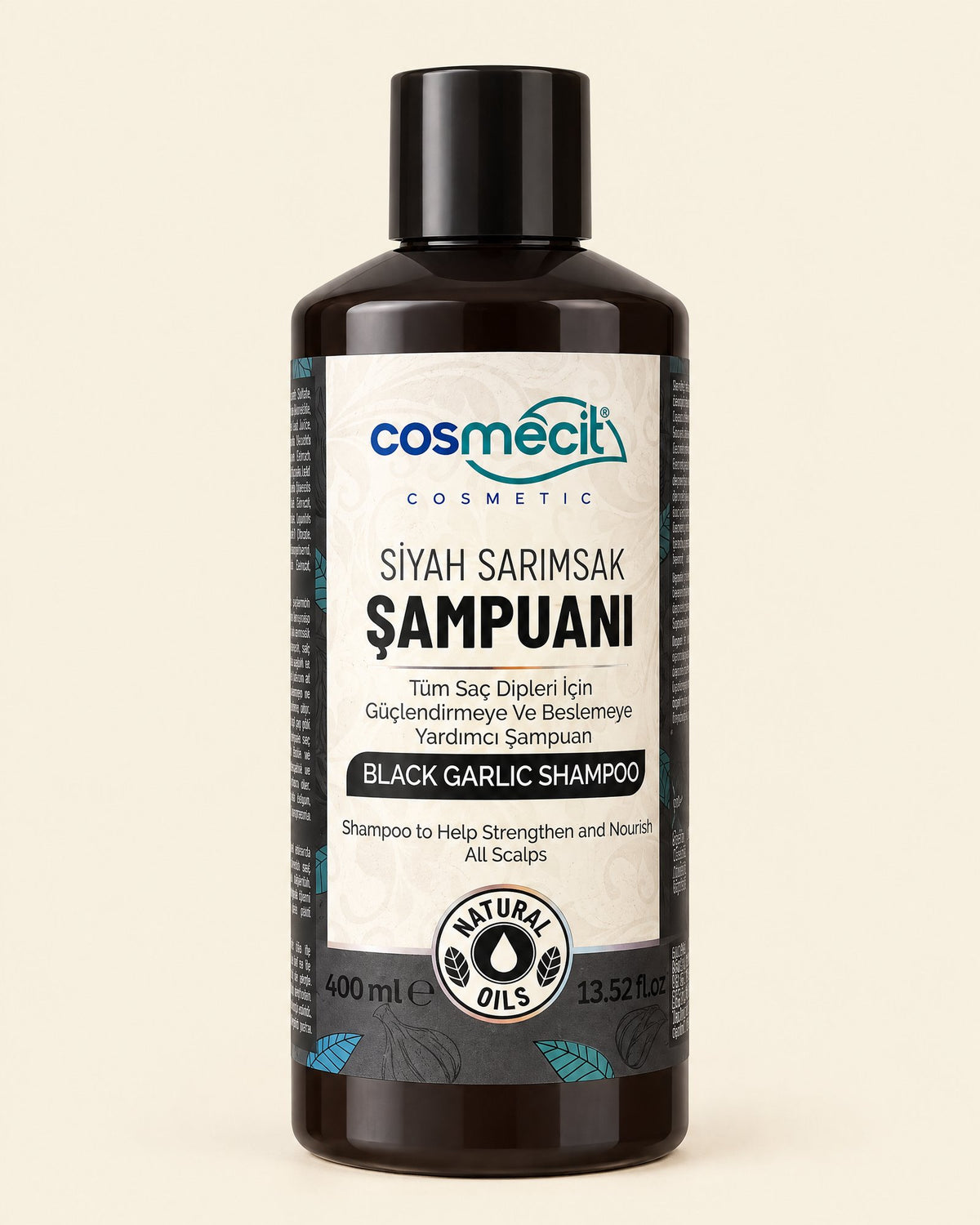 Cosmecit Schwarzknoblauch-Shampoo 400 ml – Siyah Sarımsak Şampuanı