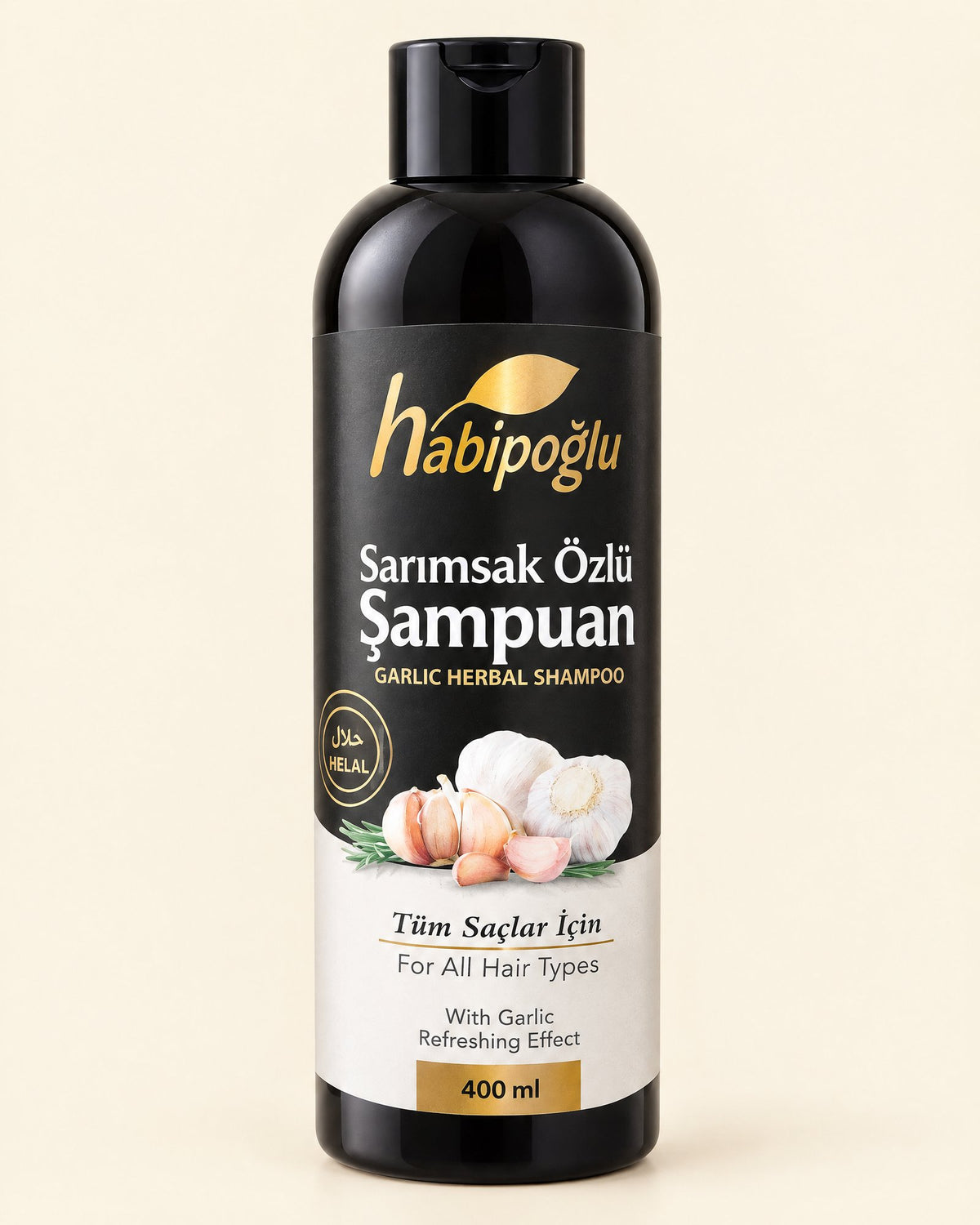 Habipoğlu Knoblauch-Shampoo 400 ml – Sarımsak Özlü Şampuan
