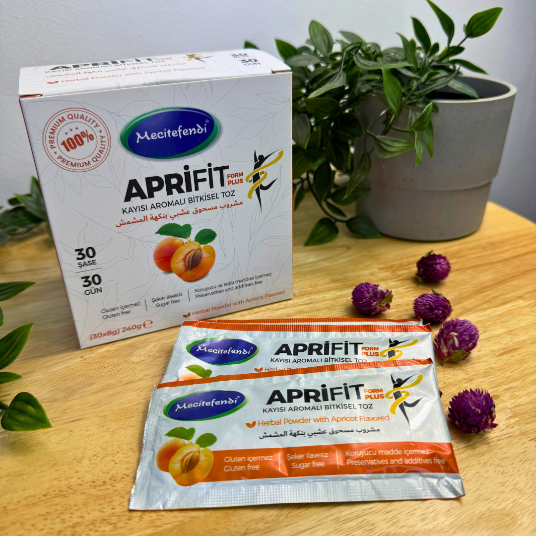 Mecitefendi Aprifit – Pflanzlicher Aprikosen-Aroma Tee in Pulverform (30 Beutel) 🍑🌿 – Sifa Aktar Linz