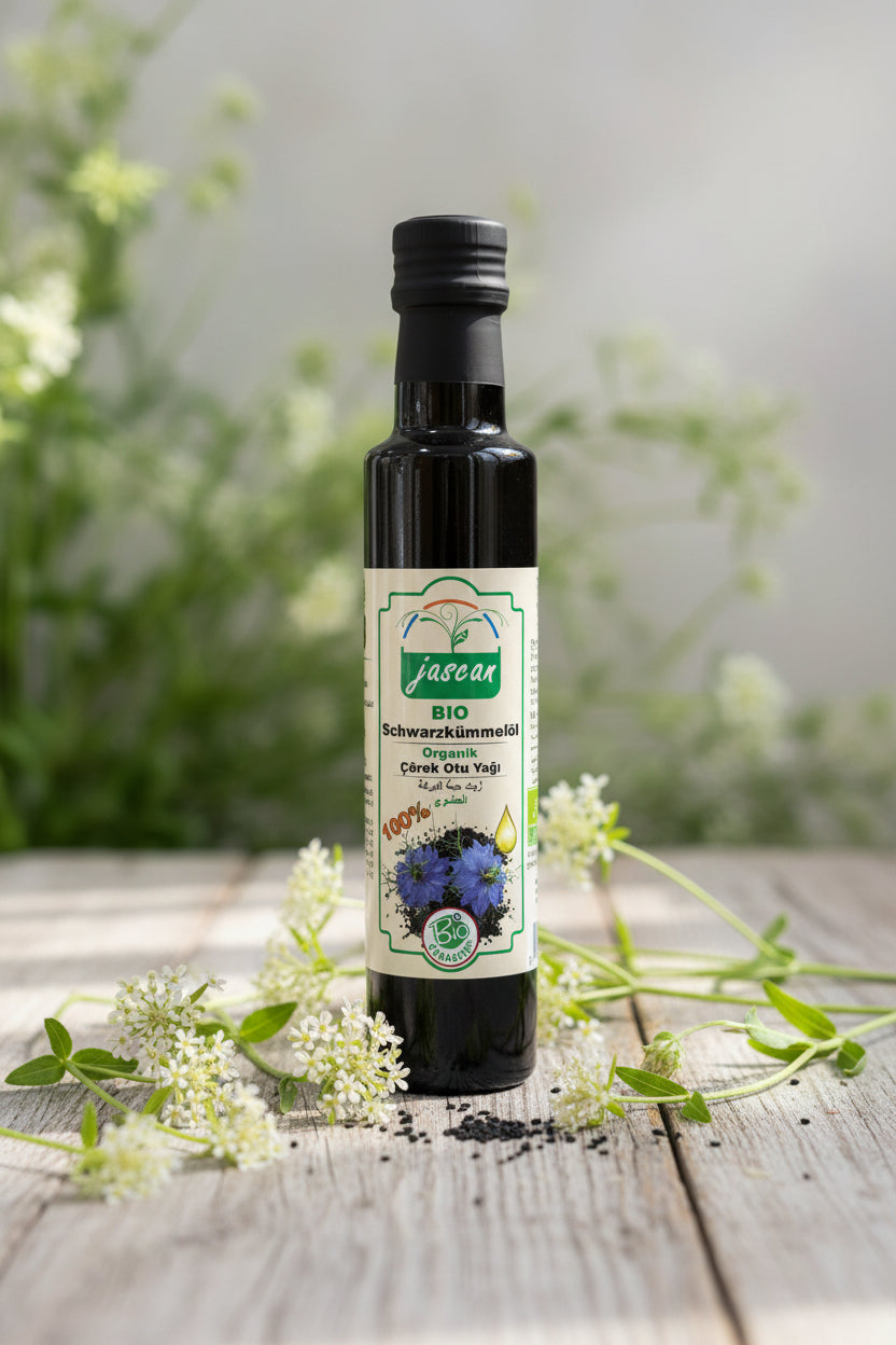 Bio Schwarzkümmelöl – Jascam – Sifa Aktar Linz