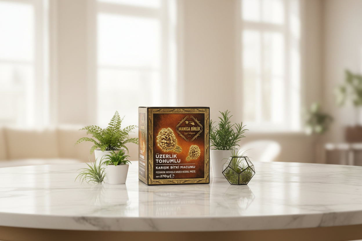 Üzerlik-Samen Pflanzenpaste – Gemischte Kräuterpaste – Sifa Aktar Linz