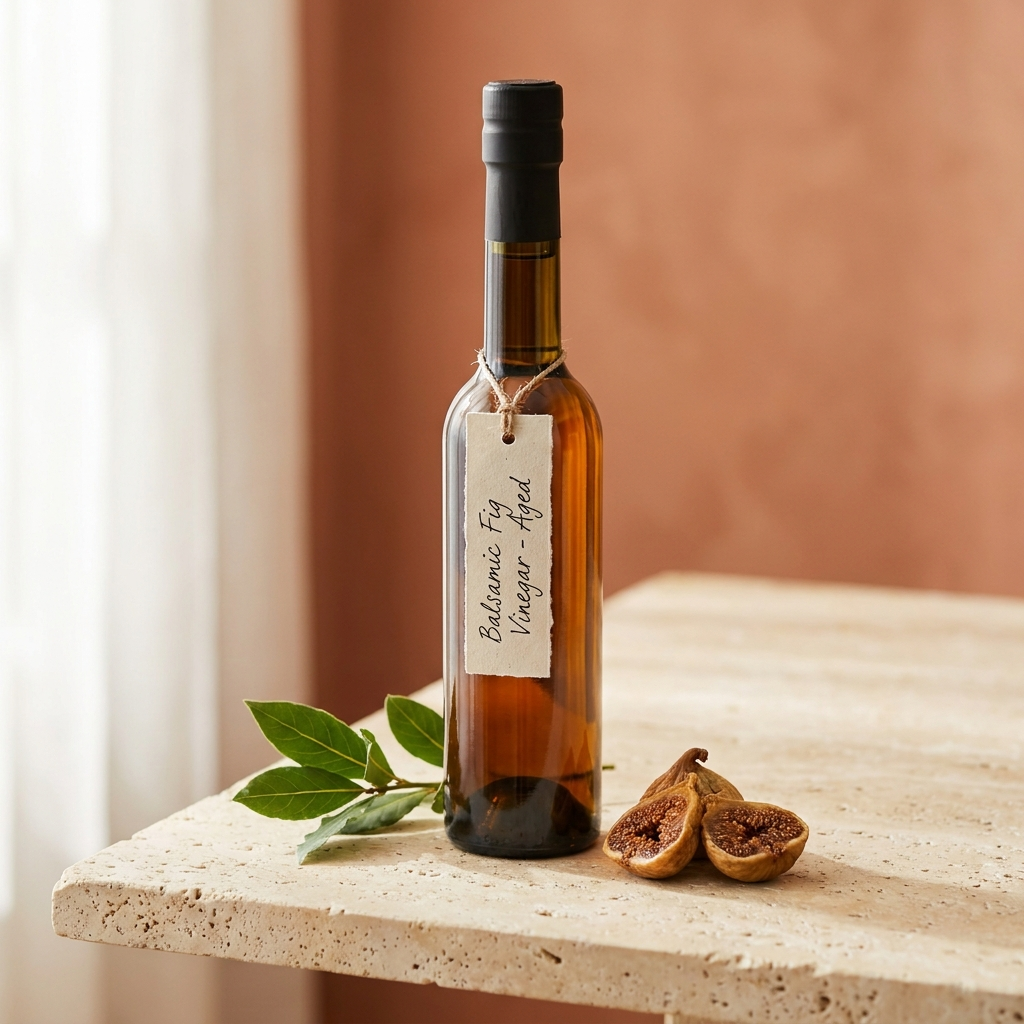 Havrano Feigen-Balsamico Flasche mit Trockenfeigen