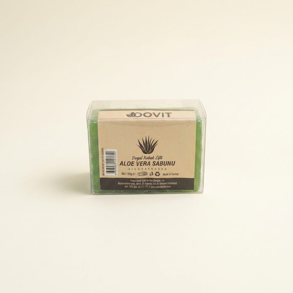 Aloe-Vera-Seife mit Kürbisfasern